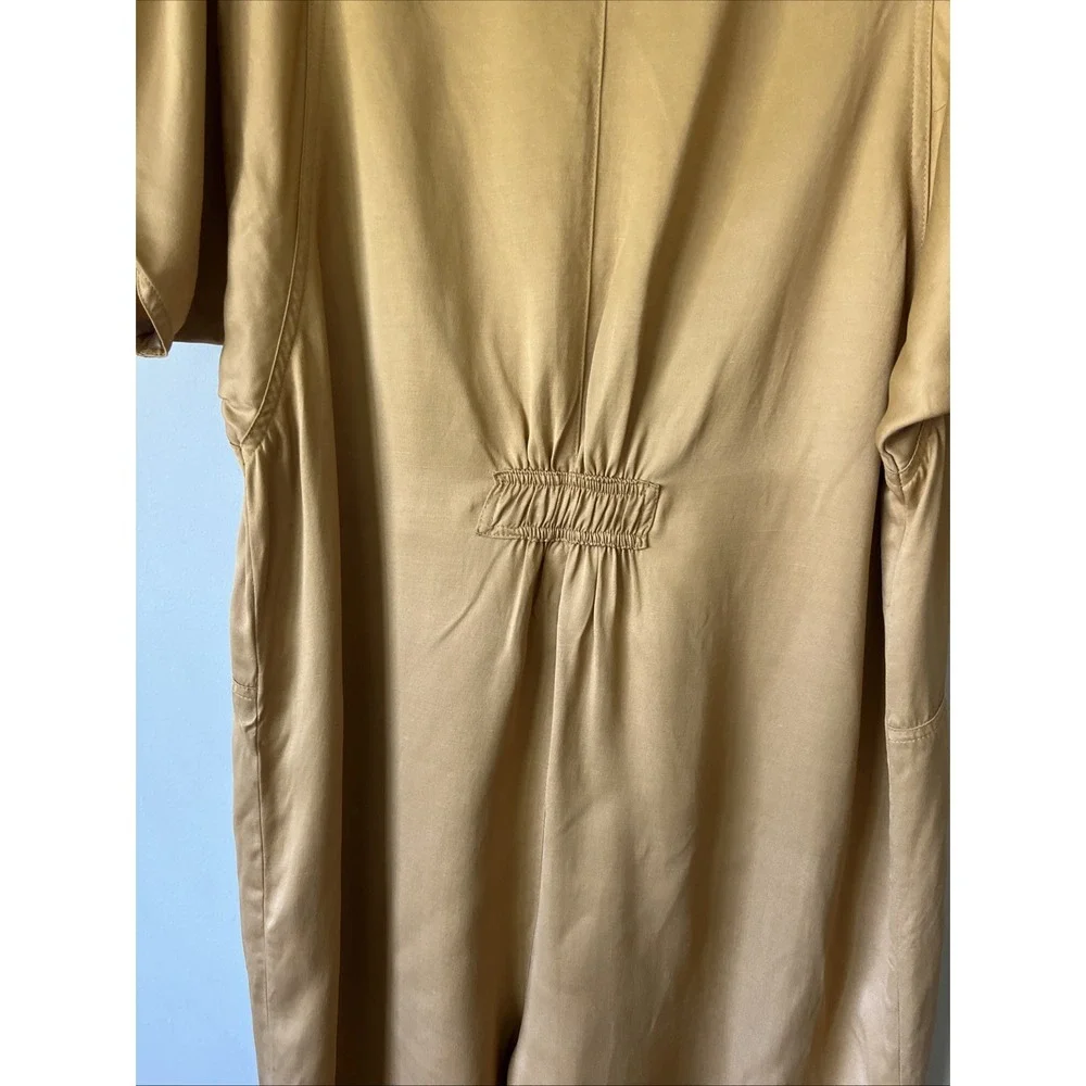 Rachel Comey Barrie Jumpsuit Coverall Workwear Size 8 Silky Zip Front  Viscose